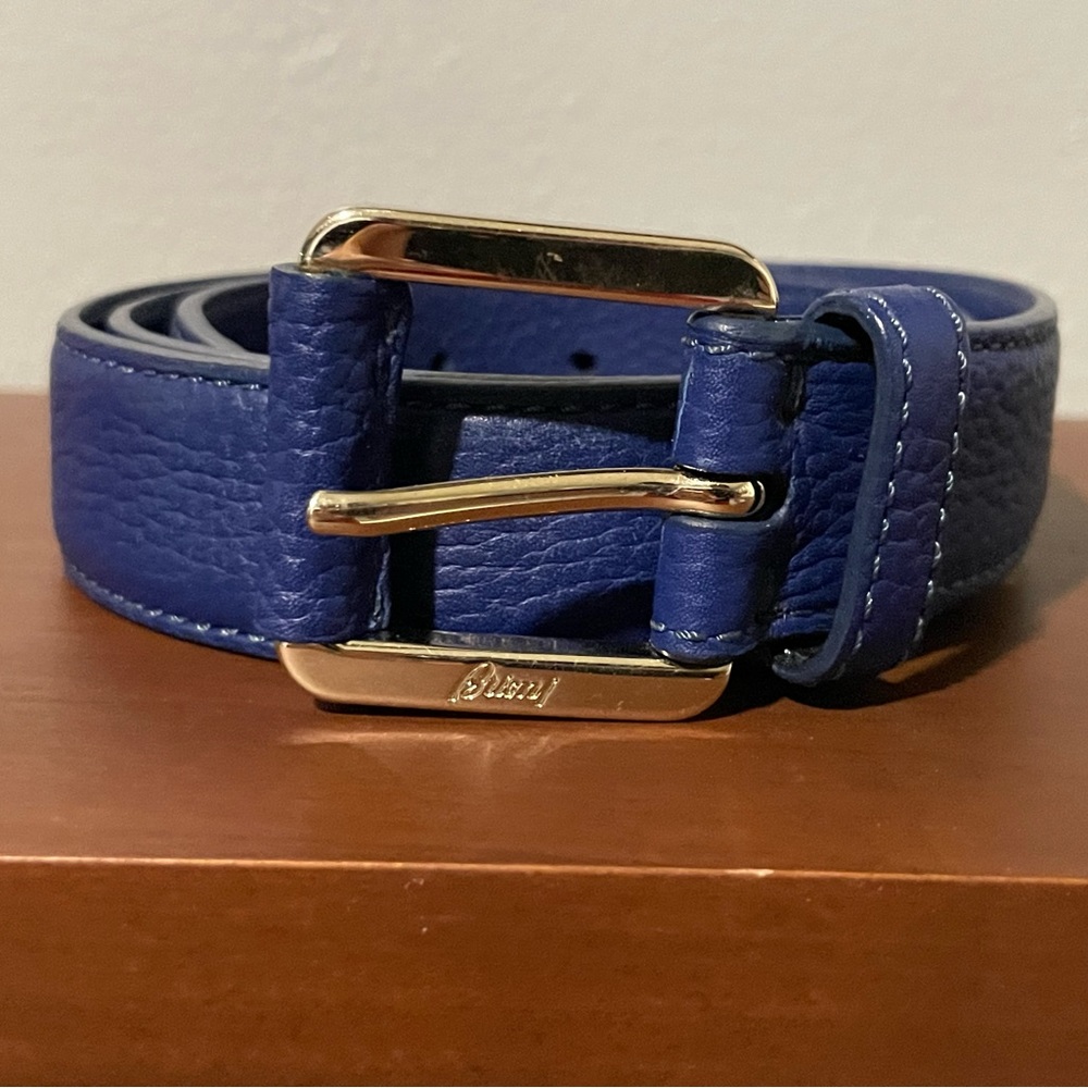 Brioni Blue Belt